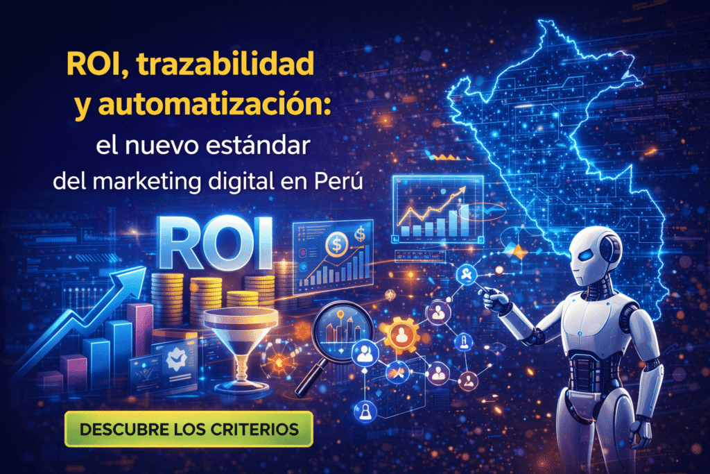roi, trazabilidad y automatización el nuevo estándar del marketing digital en perú (2)